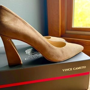Vince Camuto	 suede pumps